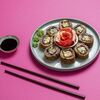 Ролл с масляной рыбой темпура в SAKURA SUSHI PREMIUM по цене 1099