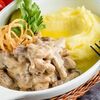 Бефстроганов с пюре в Гриль#factory по цене 875