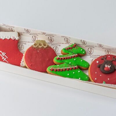 Набор новогоднего печенья в Волконский по цене 750 ₽