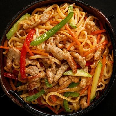 Удон со свининойв Love Rolls по цене 449 ₽