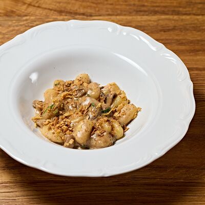 Ньокки с белыми грибами в Итальянцы по цене 590 ₽