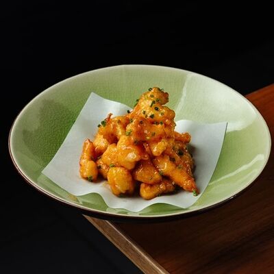 Креветки в остро-сладком соусе в Buba Sushi по цене 990 ₽