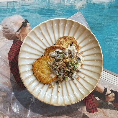 Драники с грибами и сливками в Dolce Nonna по цене 570 ₽