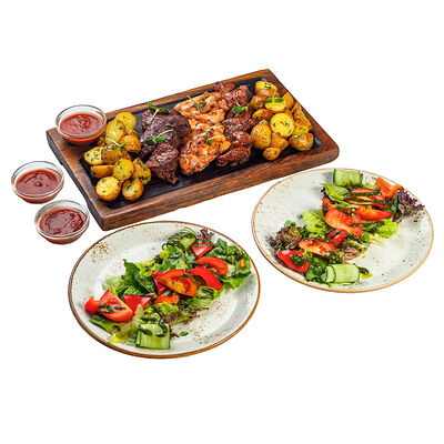 Сет три шампура ( на 2 персоны ) в ИТЛЕ Стейк-кафе Halal по цене 2350