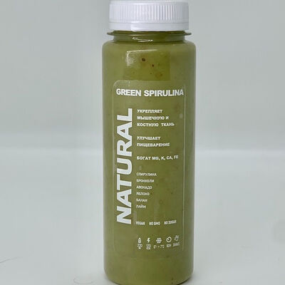 Смузи зеленый Natural detox c спирулиной в Natural Detox по цене 250 ₽