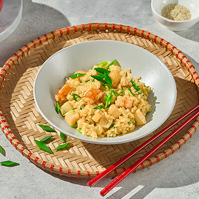 Рис с морепродуктами в Палки-Скалки по цене 499 ₽