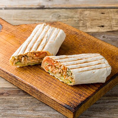 Мини-шаурма в обычном лаваше с курицей в ШАУРМА 24-7 по цене 320 ₽