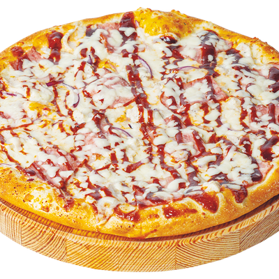 Barbecue pizza M в Суши Ё Пицца по цене 720 ₽