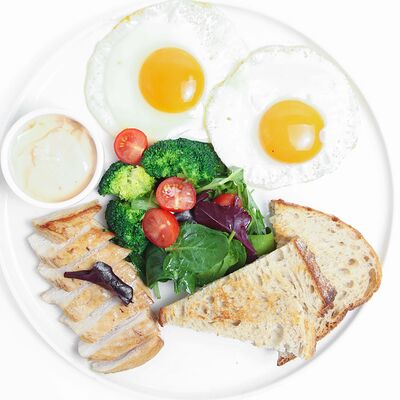 Европейский завтрак в Noba по цене 750 ₽