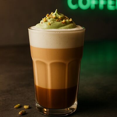 Латте сливочная фисташка в Культ Кофе по цене 420 ₽