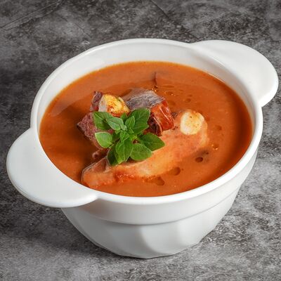 Сербский фасолевый суп с копчеными ребрами в Мала Serbiя по цене 550 ₽