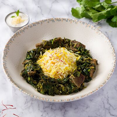 Сябзи плов с мраморной говядинойв Дюшес по цене 1180