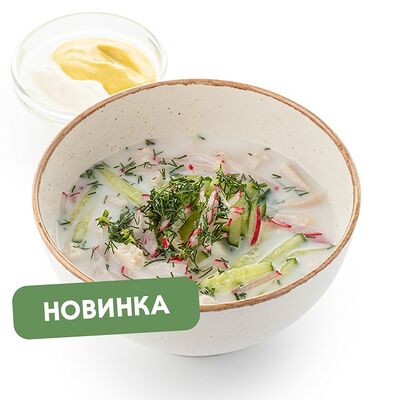 Окрошка на кефире в Шоколадница по цене 350 ₽