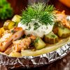 Запеченная картошка с наполнителем Деревенский в Кофта по цене 395
