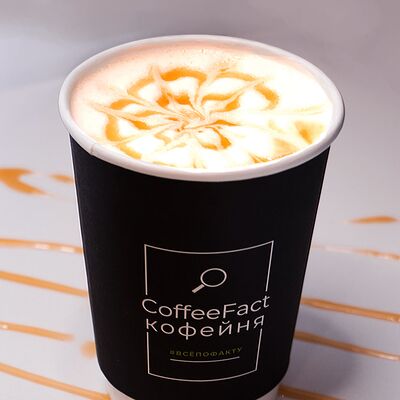 Латте Банан - карамель Premium в CoffeeFact по цене 399 ₽