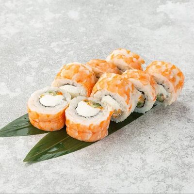 Ролл Филадельфия с креветкой в Кофейня №1 по цене 585 ₽