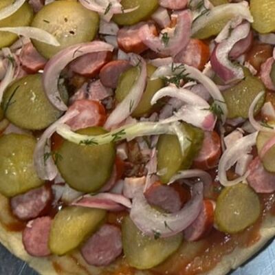 Пицца Охотничья в Коптим и Жарим по цене 350 ₽