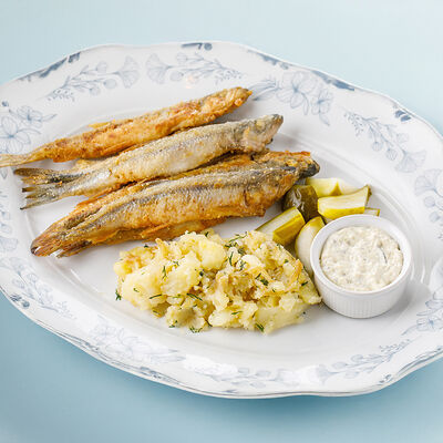 Жареная балтийская корюшка по-домашнему в Терраса по цене 1590 ₽