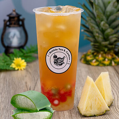 Ананас-алое Aromatic Aloe Vera Tea в Bubble Tea Баблти по цене 500 ₽