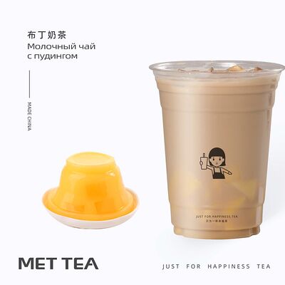 Молочный чай с пудингом L в Met tea по цене 530 ₽