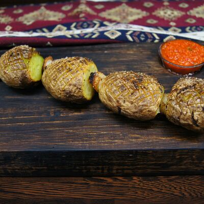 Молодой картофель с курдюком в FastШашлык и Хинкали по цене 250 ₽