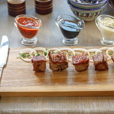 Шашлык из говядины в Учкудук по цене 525 ₽