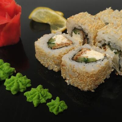 Острый ролл с угрем в Pipirolly по цене 430