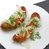 Купаты куриные с маринованным лучком в Чёрный и белый по цене 130