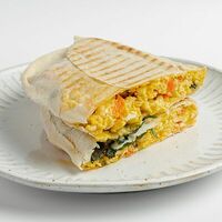 Фриттата в пите в Cassette Cafe