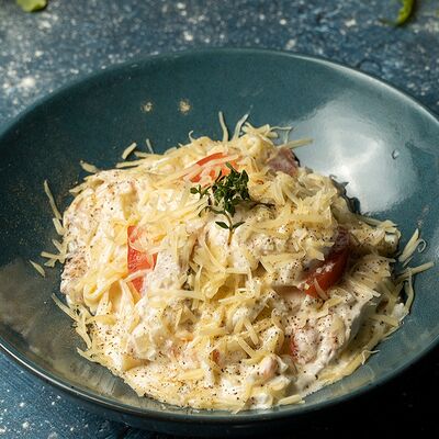 Паста с курицей и грибами в ПЛОВ по цене 720 ₽