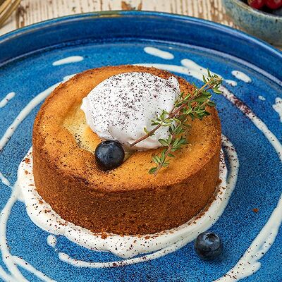 Черничный пирог с кокосовым сорбетом в ЛарисуВаннуХочу по цене 490