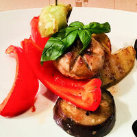 Овощи гриль в Борго кафе