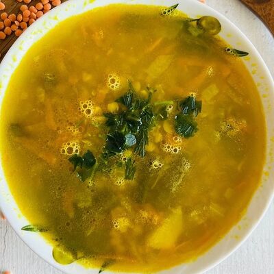 Суп Говядина и Зеленьв Пельмешка по цене 287 ₽