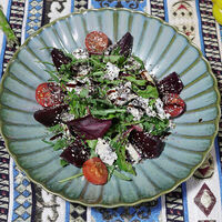 Салат из запечённой свеклы с сыром горгонзола в Ресторан Барашек