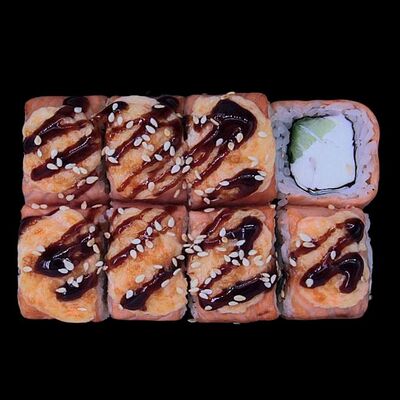 Запеченный ролл Филадельфияв Суши Панда по цене 699 ₽