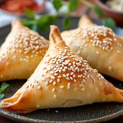 Самса с говядиной и картофелем в Дом хлеба по цене 256 ₽