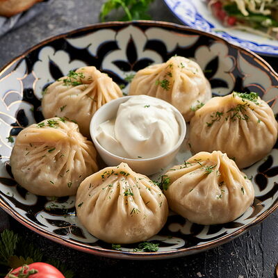 Манты в Чайхана Райхан по цене 500 ₽