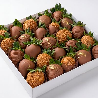 Клубника в шоколаде Золотая симфония L в Клубника в шоколаде VeryBerryLab по цене 6490 ₽