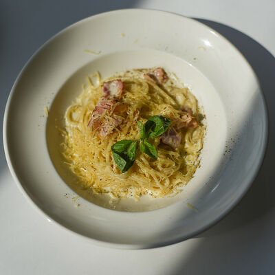 Паста Карбонара в Pizza Club по цене 450 ₽