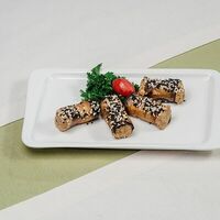 Рулетики из баклажан с ореховой начинкой в Ривьера