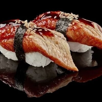 Унаги-нигири с угрем в YAMAKASI DZEN SUSHI по цене 700 ₽