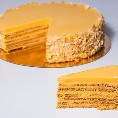 Облепиховый курд с медовыми коржамв Патиссон markt по цене 255 ₽