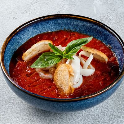 Томатный суп с морепродуктами в Сие Паста по цене 815 ₽