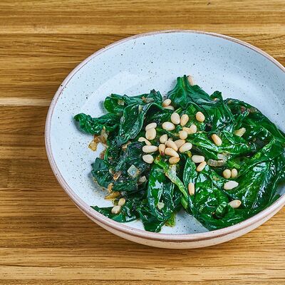 Обжаренные листья шпината в Kitchen по цене 330