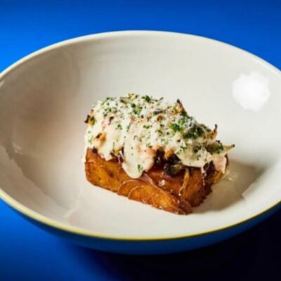 Картофельный гратен, тамбовский окорок, вешенки в Mates pizzabar по цене 850 ₽