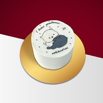 Бенто-тортик коты в Farina Ватрушкина по цене 1850 ₽