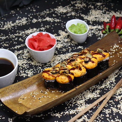 Запеченный с мидиями в Много пиццы по цене 616 ₽