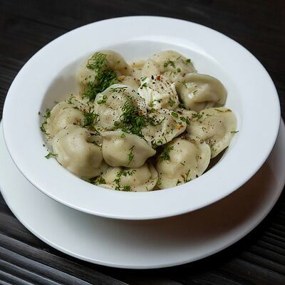 Пельмени говяжьи в Steak Blues по цене 380 ₽