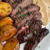 Стейк мачете с перечным соусом и картофелем беби в итальянских травах в Sava по цене 1790