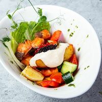 Теплый с лососем в Artfood